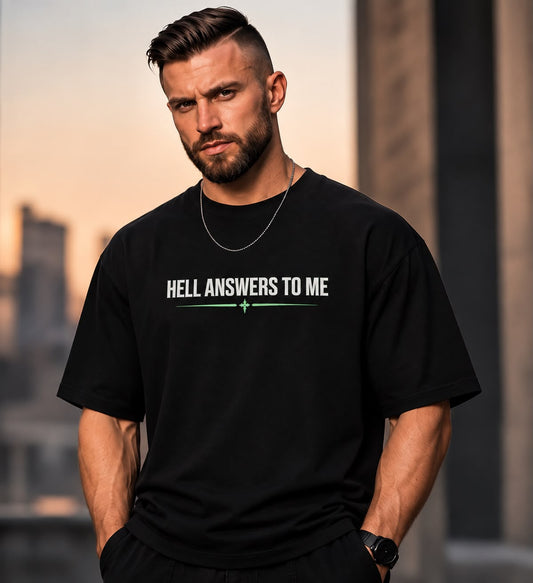 Doomsday-Hell Answers to me oversized T-Shirt