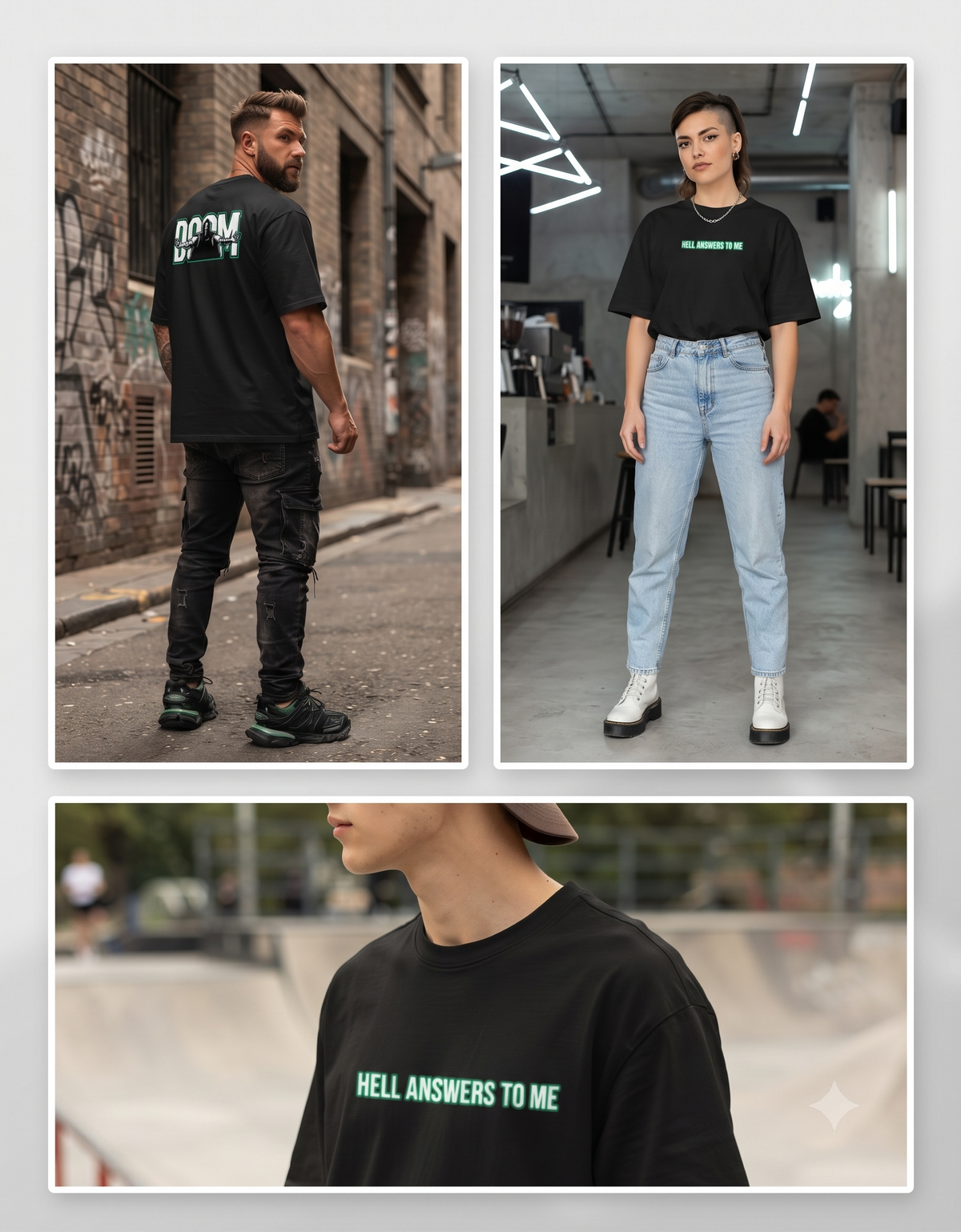 Doomsday-Hell Answers to me oversized T-Shirt
