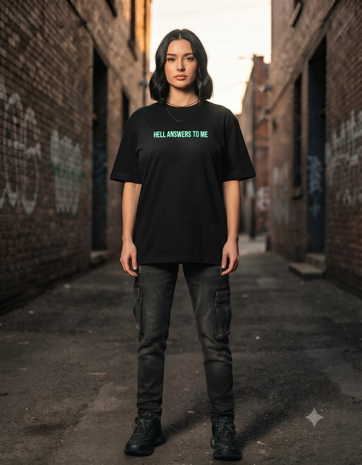 Doomsday-Hell Answers to me oversized T-Shirt