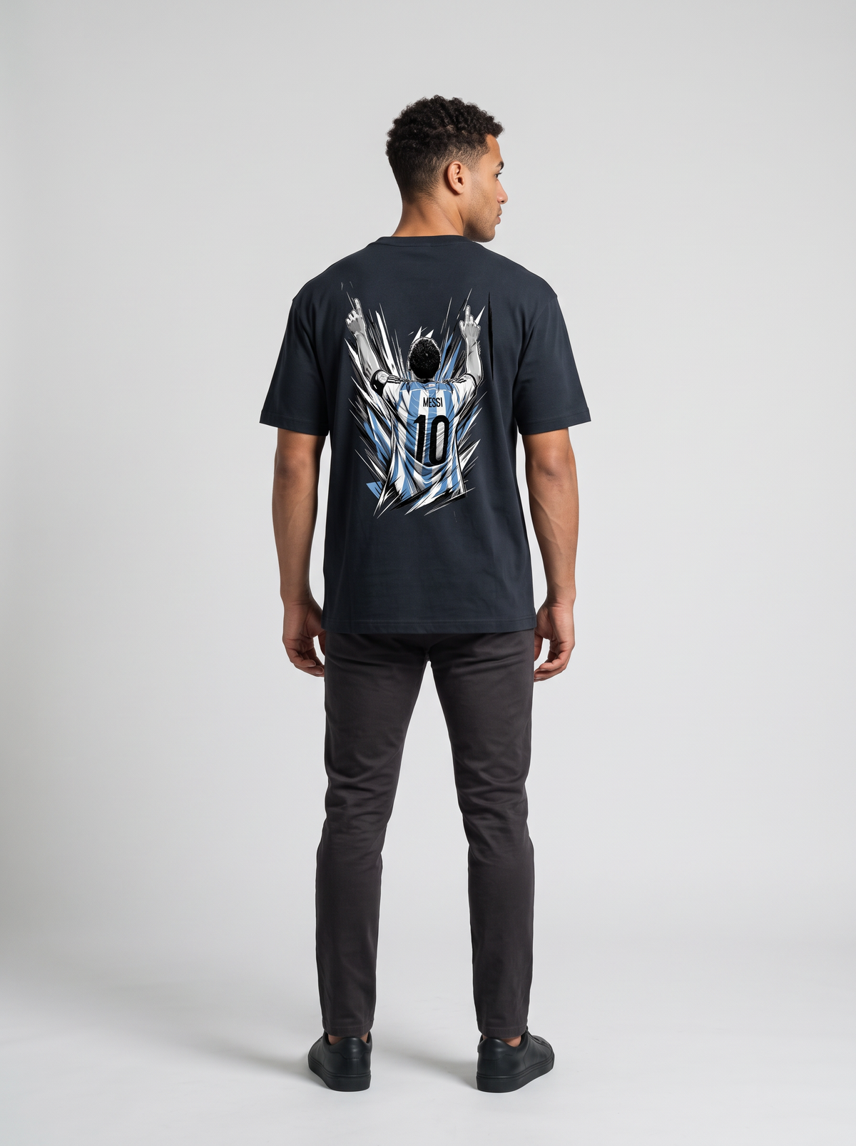 Messi GOAT Edition – Premium Graphic T-Shirt | Moody Prints