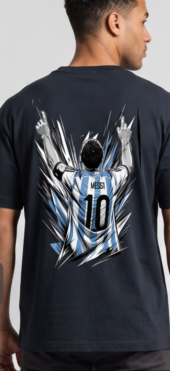 Messi GOAT Edition – Premium Graphic T-Shirt | Moody Prints